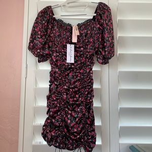 For Love and Lemons Melrose Dress Black New